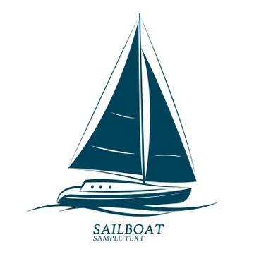 Sailboats vector Stock Illustration