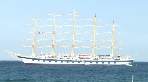 Sailer, sailing ship. Stock Footage 11413059