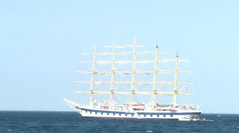 Sailer, sailing ship. Stock Footage 11413131