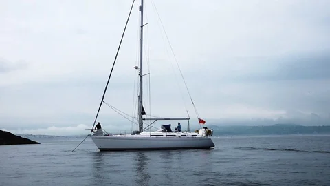 Sailing in Abersoch Stock Footage 91281062