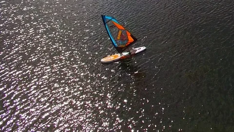 Sailing from above Stock Footage 78517155