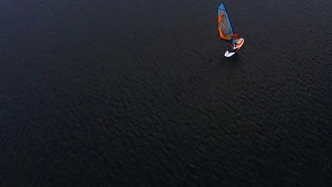 Sailing from above Stock Footage 78517276