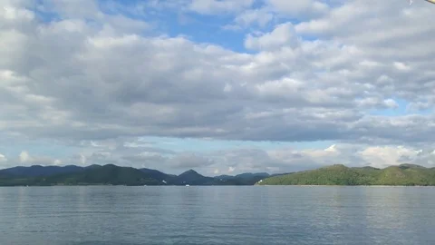 Sailing across the sea 1 库存影片 81157763