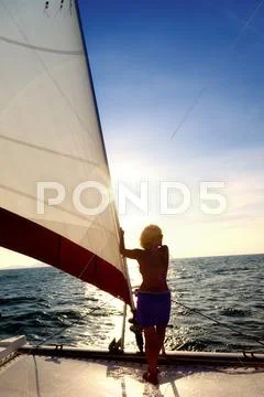 Sailing adventure Stock Photos