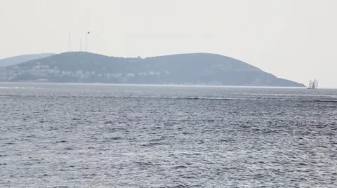 Sailing in the afternoon Video stock 43239686