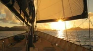 Sailing Against The Sun Stock Footage