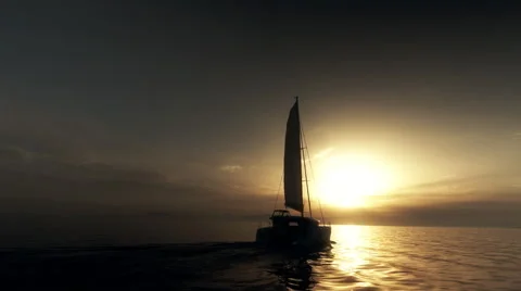 Sailing Against Sunset Видео 54928410