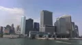 Sailing Around Lower Manhattan New York City Diesel Exhaust Can Been Seen 4k or 4k+ Resolution
