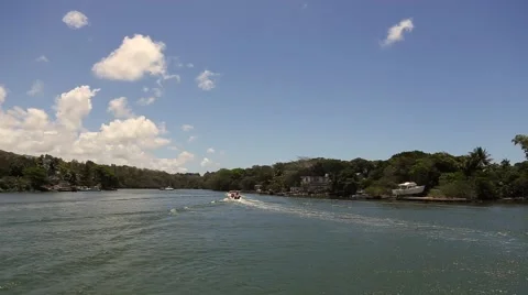 Sailing around Mauritius islands. Stock Footage 44034846