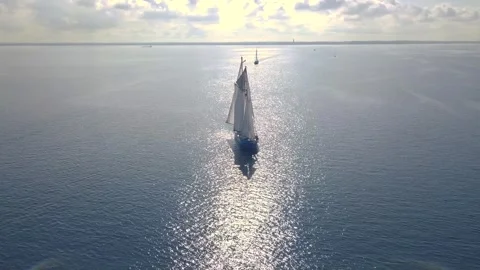 Sailing Baltic Sea 6 Stock Footage 264706505
