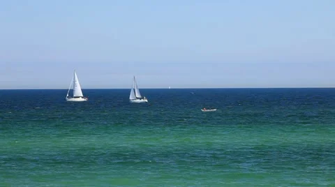 Sailing on the baltic sea Stock Footage 11138150