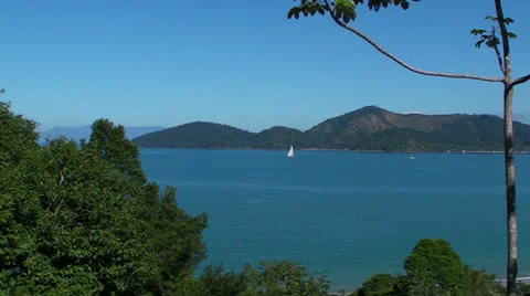 Sailing in the Bay Video stock 25571520