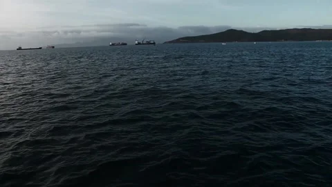 Sailing in a bay Stock Footage 114238568