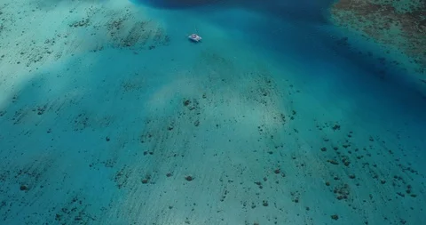 Sailing in beautiful lagoons Stock Footage 115066192