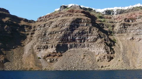 Sailing below The Cliff. Stock-Footage 41455348