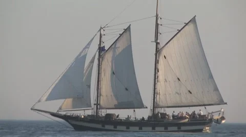 Sailing boat 6 Stock Footage 8518830