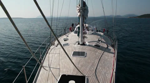 Sailing boat Stock Footage 30450850