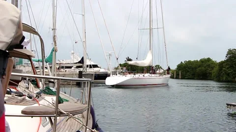 SAILING BOAT Stock Footage 34203268