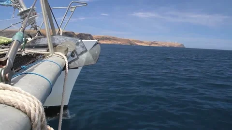 Sailing boat Stock Footage 44234355