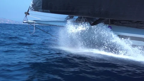 Sailing boat Stock Footage 74248256