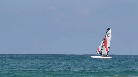 Sailing boat Stock-Footage 91396023