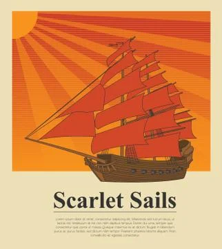Sailing boat logo. Vector logo template and badge Stock Illustration