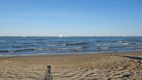 Sailing boat in navigation Stock Footage 162249492