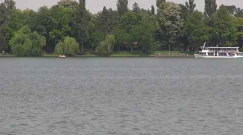 Sailing Boat, Park , Recreation, Water Sport Stock-Footage 8564443