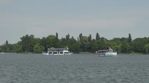 Sailing Boat, Park , Recreation, Water Sport Stock Footage 8564452