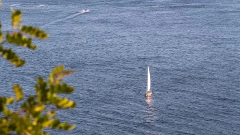 The sailing boat Stock Photos