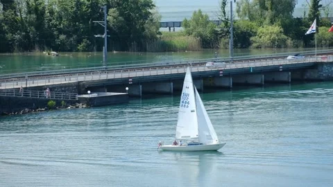 Sailing Boat recreation Stock Footage 199287115