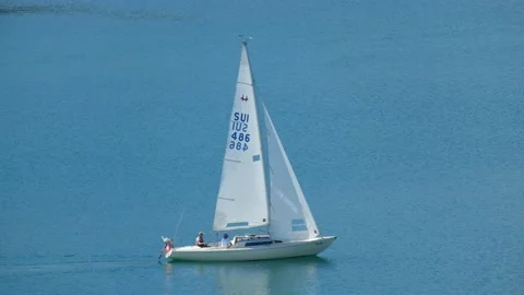 Sailing Boat recreation Video stock 199287467