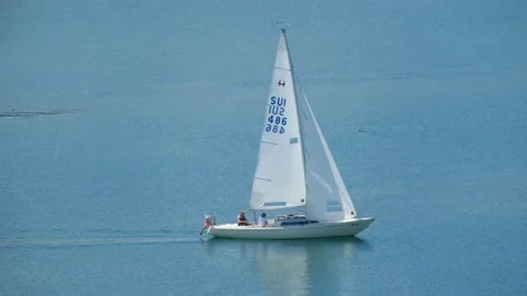 Sailing Boat recreation Stock Footage 199287746