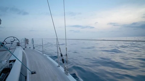 Sailing boat theme shots Stock Footage 77875528