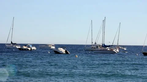 Sailing Boats 1 Stock-Footage 12154077