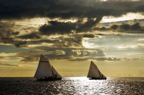 Sailing boats 4 Stock Photos