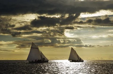 Sailing boats 4 Stock Photos