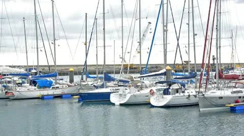 Sailing boats Video stock 10710568