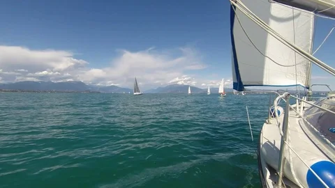 Sailing boats Video stock 79638656