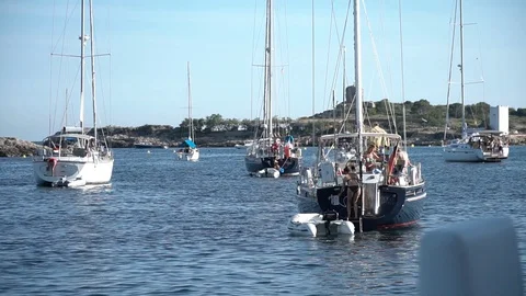 Sailing boats harbor 動画素材 127869429