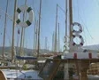 Sailing boats in harbour SD Footage