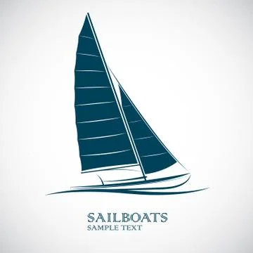 Sailing boats Stock Illustration