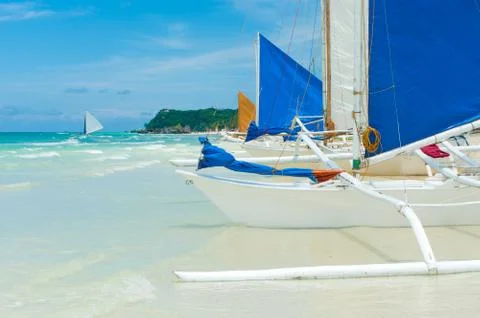 Sailing boats Stock Photos