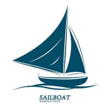 Sailing boats vector Stock Illustration