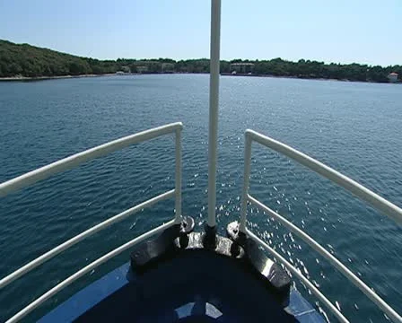 Sailing to the Brijuni, Croatia Stock Footage 10717821