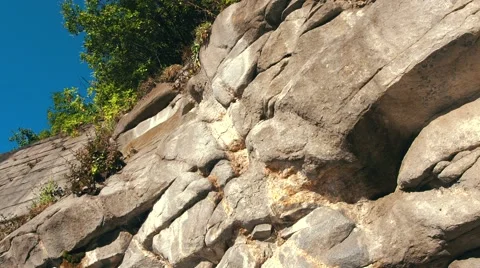 Sailing in canyon Stock Footage 67109172