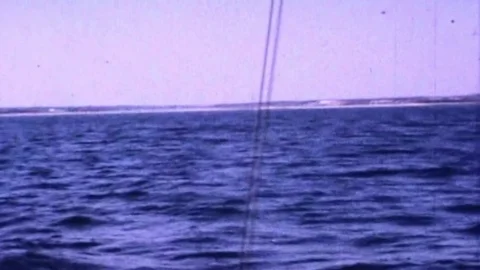 Sailing off Cape Cod coast Vidéo 83469307