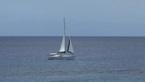 Sailing In The Caribbean Stock Footage 106578851