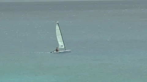 Sailing In The Caribbean Stock-Footage 108584844