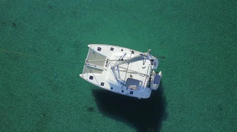 Sailing Catamaran Video stock 54915380